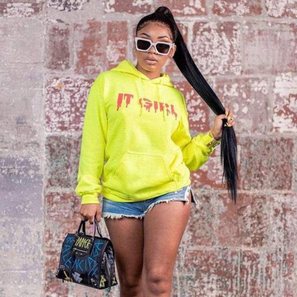 “It Girl” hoodie from the Aaliyah Jay collection